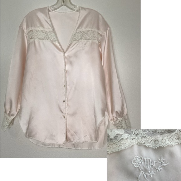 Dior Other - Christian Dior Sleep Shirt Blush Pink S